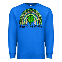 True Royal Happy St. Patrick's Day rainbow Premium Sweatshirt - OliviaCreatesArt