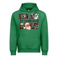 Emerald Im So Freaking Cold Urban Hoodie - CowhideDigitalArt