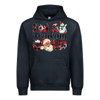 Navy Im So Freaking Cold Urban Hoodie - CowhideDigitalArt