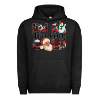 Pigment Black Im So Freaking Cold Urban Hoodie - CowhideDigitalArt