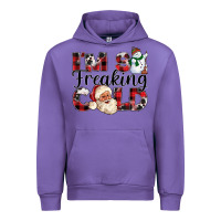 Tulip Im So Freaking Cold Urban Hoodie - CowhideDigitalArt