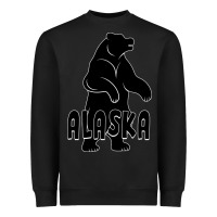 Black Alaska Bear Heavyweight Sweatshirt - Bettercallsaul