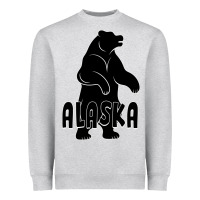 Heather Grey Alaska Bear Heavyweight Sweatshirt - Bettercallsaul