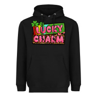 Black St. Patrick's lucky charm Heavyweight Hoodie - OliviaCreatesArt
