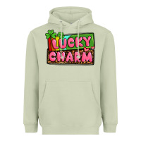 Matcha St. Patrick's lucky charm Heavyweight Hoodie - OliviaCreatesArt