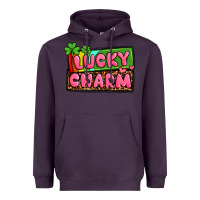 Plum St. Patrick's lucky charm Heavyweight Hoodie - OliviaCreatesArt