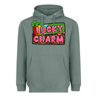 Sage St. Patrick's lucky charm Heavyweight Hoodie - OliviaCreatesArt