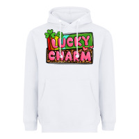 White St. Patrick's lucky charm Heavyweight Hoodie - OliviaCreatesArt