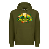 Army Green St. Patrick's Day American Football Premium Hoodie - HowdyJamesFarm