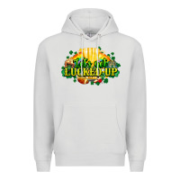 Dove Grey St. Patrick's Day American Football Premium Hoodie - HowdyJamesFarm