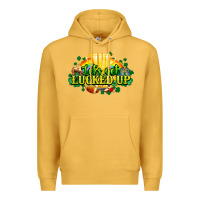 Mustard St. Patrick's Day American Football Premium Hoodie - HowdyJamesFarm
