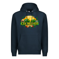 Navy St. Patrick's Day American Football Premium Hoodie - HowdyJamesFarm