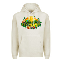 Oatmeal Heather St. Patrick's Day American Football Premium Hoodie - HowdyJamesFarm