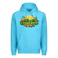 Ocean Blue St. Patrick's Day American Football Premium Hoodie - HowdyJamesFarm