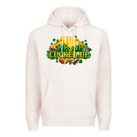 Pale Pink St. Patrick's Day American Football Premium Hoodie - HowdyJamesFarm