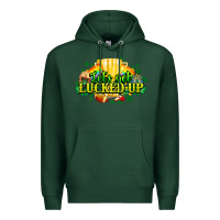 Sports Green St. Patrick's Day American Football Premium Hoodie - HowdyJamesFarm
