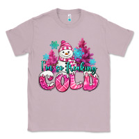 Lilac im so freaking cold pink christmas snowman Classic Tee - MaliasSmallBusiness
