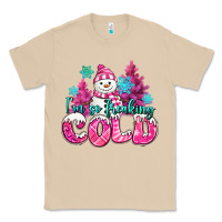 Mushroom im so freaking cold pink christmas snowman Classic Tee - MaliasSmallBusiness
