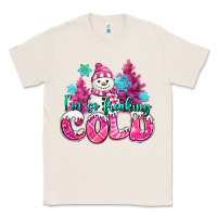 Natural im so freaking cold pink christmas snowman Classic Tee - MaliasSmallBusiness