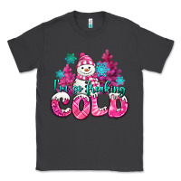 Smoke im so freaking cold pink christmas snowman Classic Tee - MaliasSmallBusiness