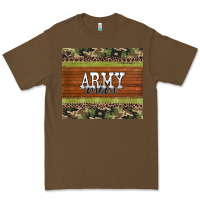Cacao army mom leopard glitter camouflage Premium Tee - BarkalooDesign
