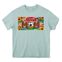 Arona soccer mom with ball and sunflower and serape licanse plate Heavy Core Tee - Artiststas