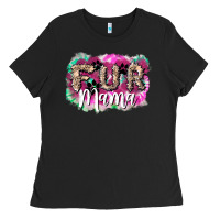 Black fur mama Ladies Tee - NancyCooperArtShop