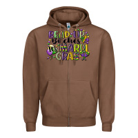 Chestnut bead up bitches its mardi gras Zipper Hoodie - CowGirlArtShop