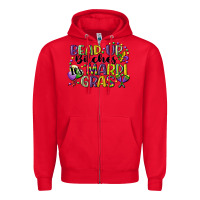 Red bead up bitches its mardi gras Zipper Hoodie - CowGirlArtShop
