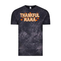 Cloud Black Thankful Mama Vintage Tee - MaliasSmallBusiness