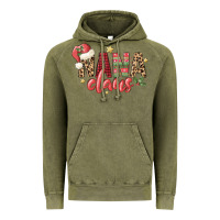 Vintage Olive nana claus Vintage Hoodie - MaliasSmallBusiness