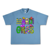 Pebble Blue Mardi Gras Carnaval Masks Tumbler Urban Heavy Tee - BundleAndBundleShop