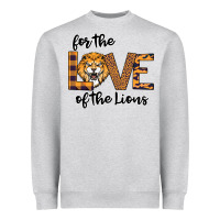 Heather Grey For the Love of the Lions Heavyweight Sweatshirt - Bettercallsaul