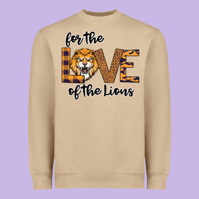 For The Love Of The Lions Heavyweight Sweatshirt Designed By Bettercallsaul