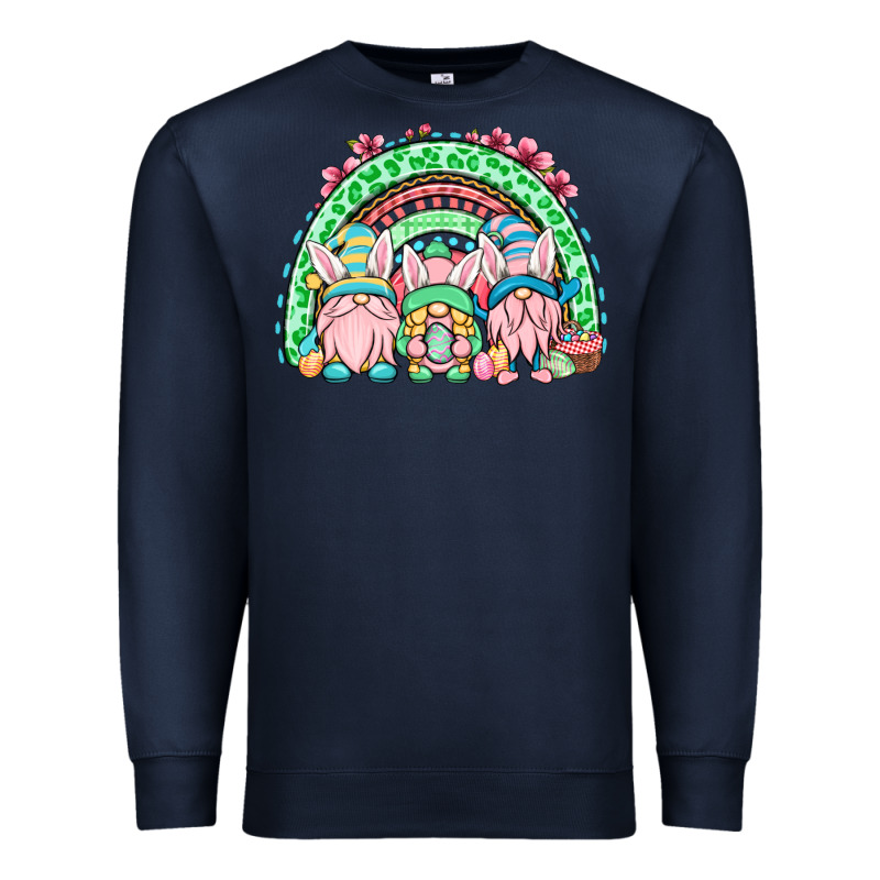 Easter Gnomes Rainbow Premium Sweatshirt by OliviaCreatesArt | Teevron