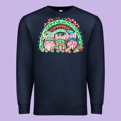 Easter Gnomes Rainbow Premium Sweatshirt Designed By Oliviacreatesart