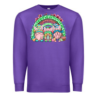 Purple Easter gnomes rainbow Premium Sweatshirt - OliviaCreatesArt