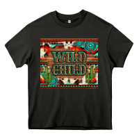 Asphalt wild chıld aztec gemstone and cactus Heavy Core Tee - Artiststas