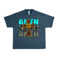 Midnight Navy amen Urban Heavy Tee - JahusDesignShop