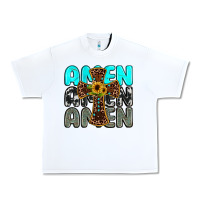 White amen Urban Heavy Tee - JahusDesignShop