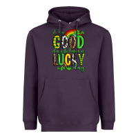 Plum St. Patrick's It's a good day to have a lucky day Heavyweight Hoodie - OliviaCreatesArt