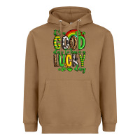 Toasted Coconut St. Patrick's It's a good day to have a lucky day Heavyweight Hoodie - OliviaCreatesArt
