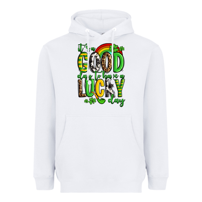 St. Patrick's It's A Good Day To Have A Lucky Day Heavyweight Hoodie by OliviaCreatesArt | Teevron