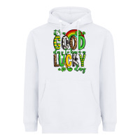 White St. Patrick's It's a good day to have a lucky day Heavyweight Hoodie - OliviaCreatesArt