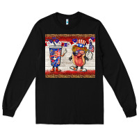 Black usa hot dog coca tumbler Long Sleeve Tee - BarkalooDesign