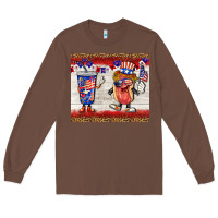 Chestnut usa hot dog coca tumbler Long Sleeve Tee - BarkalooDesign