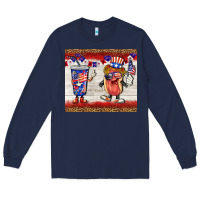 Navy usa hot dog coca tumbler Long Sleeve Tee - BarkalooDesign