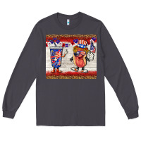 Smoke usa hot dog coca tumbler Long Sleeve Tee - BarkalooDesign