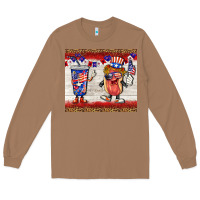 Toasted Coconut usa hot dog coca tumbler Long Sleeve Tee - BarkalooDesign