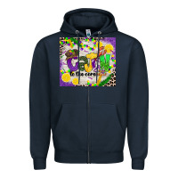 Navy cajun to the core Zipper Hoodie - CowGirlArtShop